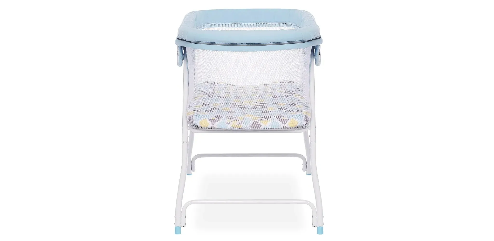 Dream On Me Poppy Traveler Portable Bassinet in Brown & Blue