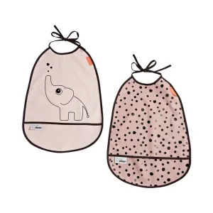 Elphee Pocket Bib - Powder (2pk)