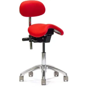 English Saddle Style with Lumbar Back Office Chair