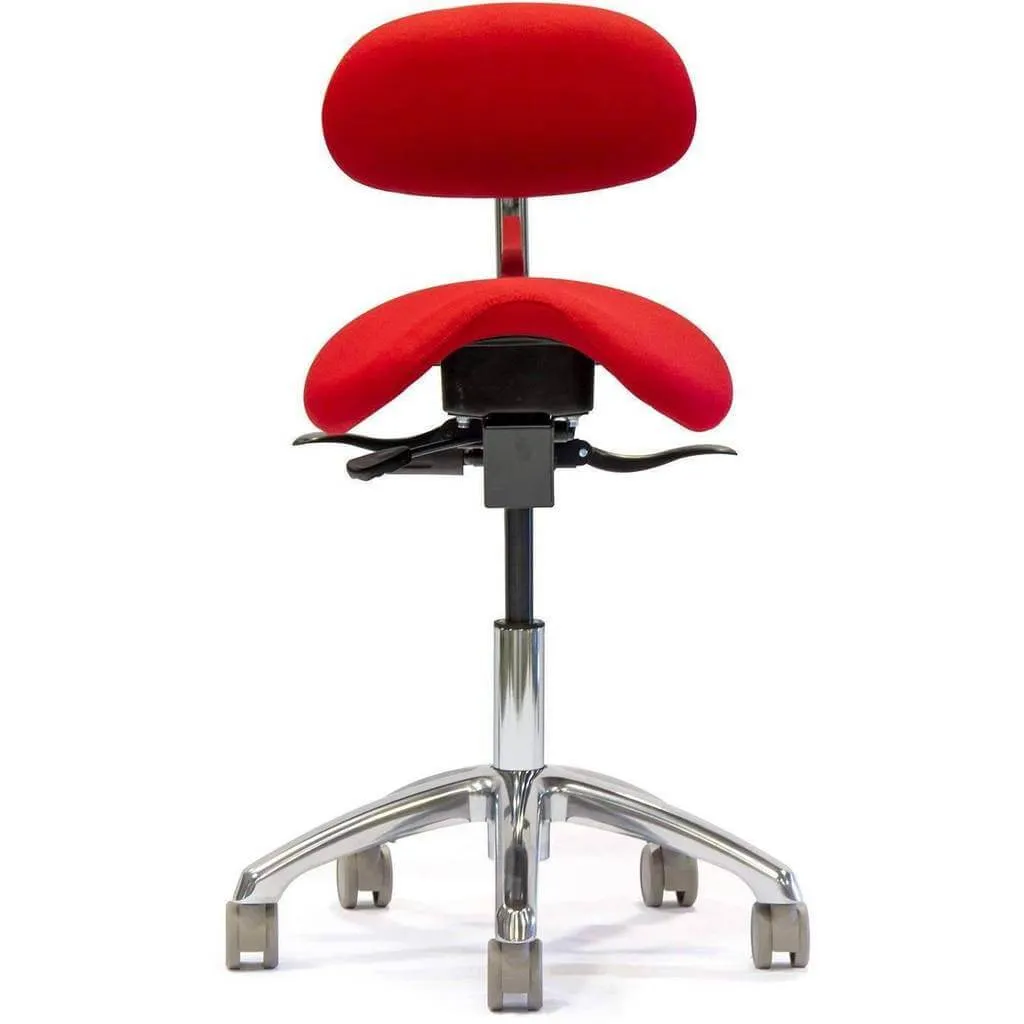English Saddle Style with Lumbar Back Office Chair