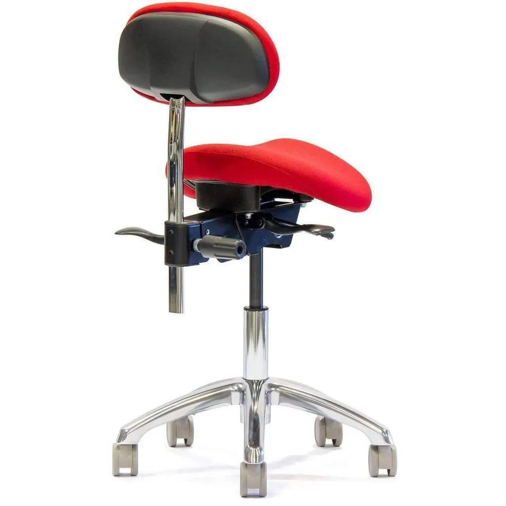 English Saddle Style with Lumbar Back Office Chair