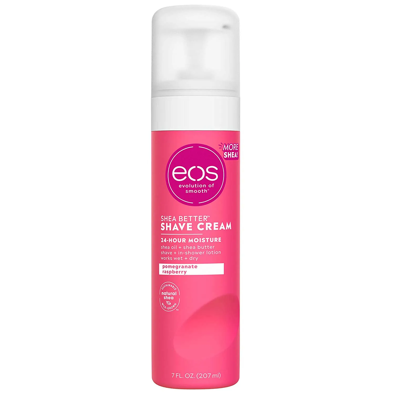 Eos Shea Better Shaving Cream for Women - Vanilla Bliss, Shave Cream, Skin Care and Lotion with Shea Butter and Aloe, 24 Hour Hydration, 7 Fl Oz, Pack of 3