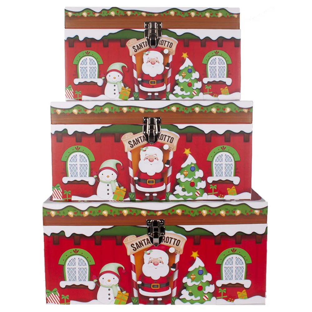 Festive Santa's Grotto Christmas Eve Boxes