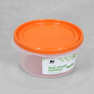 Food Lion Round Plastic Food Storage Container 2.4L