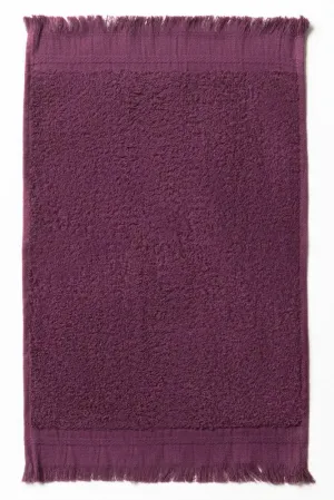 Fringe Guest Towel Purple
