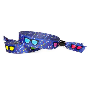 Full Color Cloth Wristbands | Party Time
