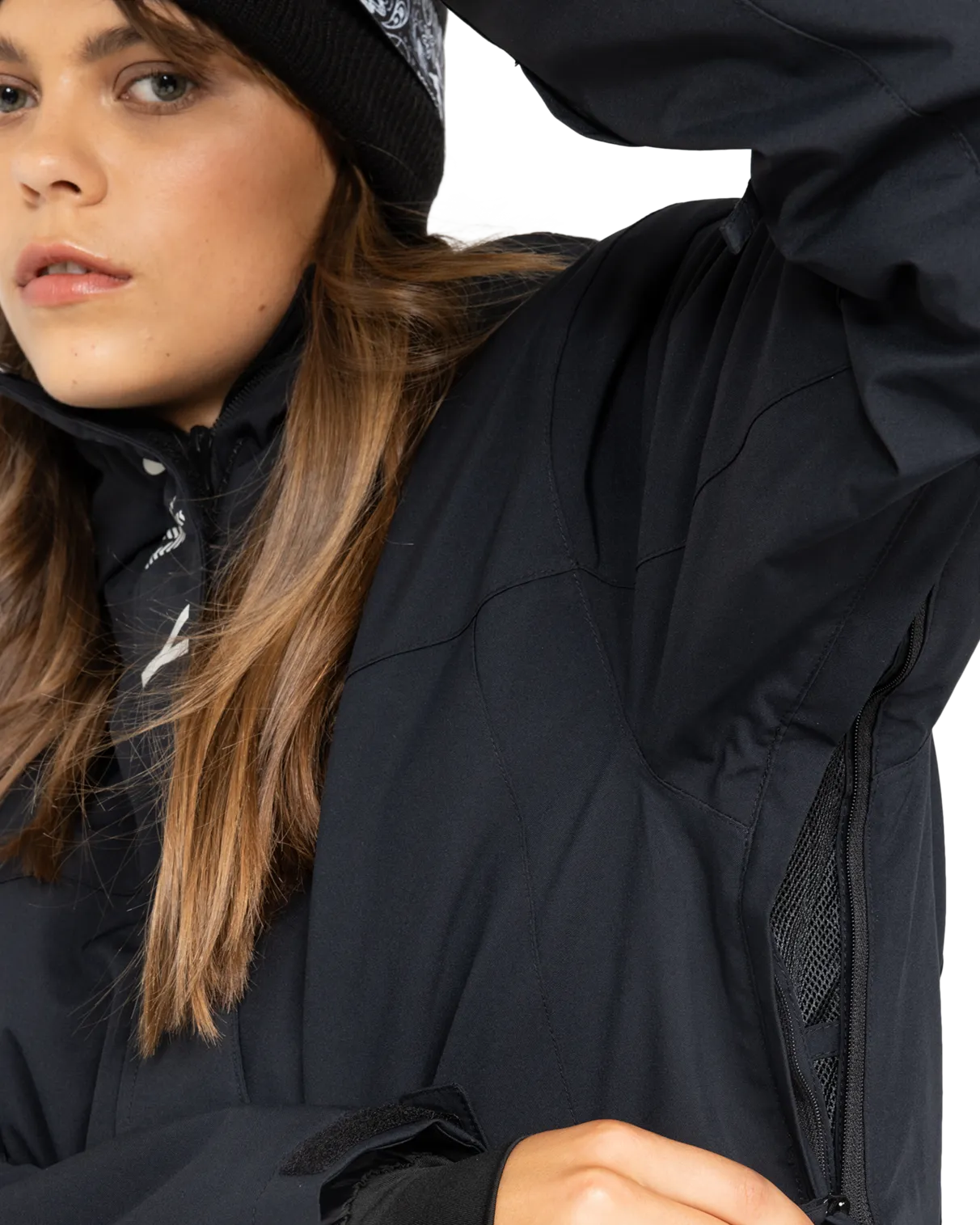 Galaxy Technical Snow Jacket in True Black