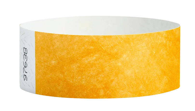 Goldenrod Tyvek Solid Wristbands