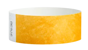Goldenrod Tyvek Solid Wristbands