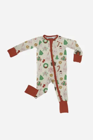 Goosies Long Sleeve Zip Pjs Christmas Cookies