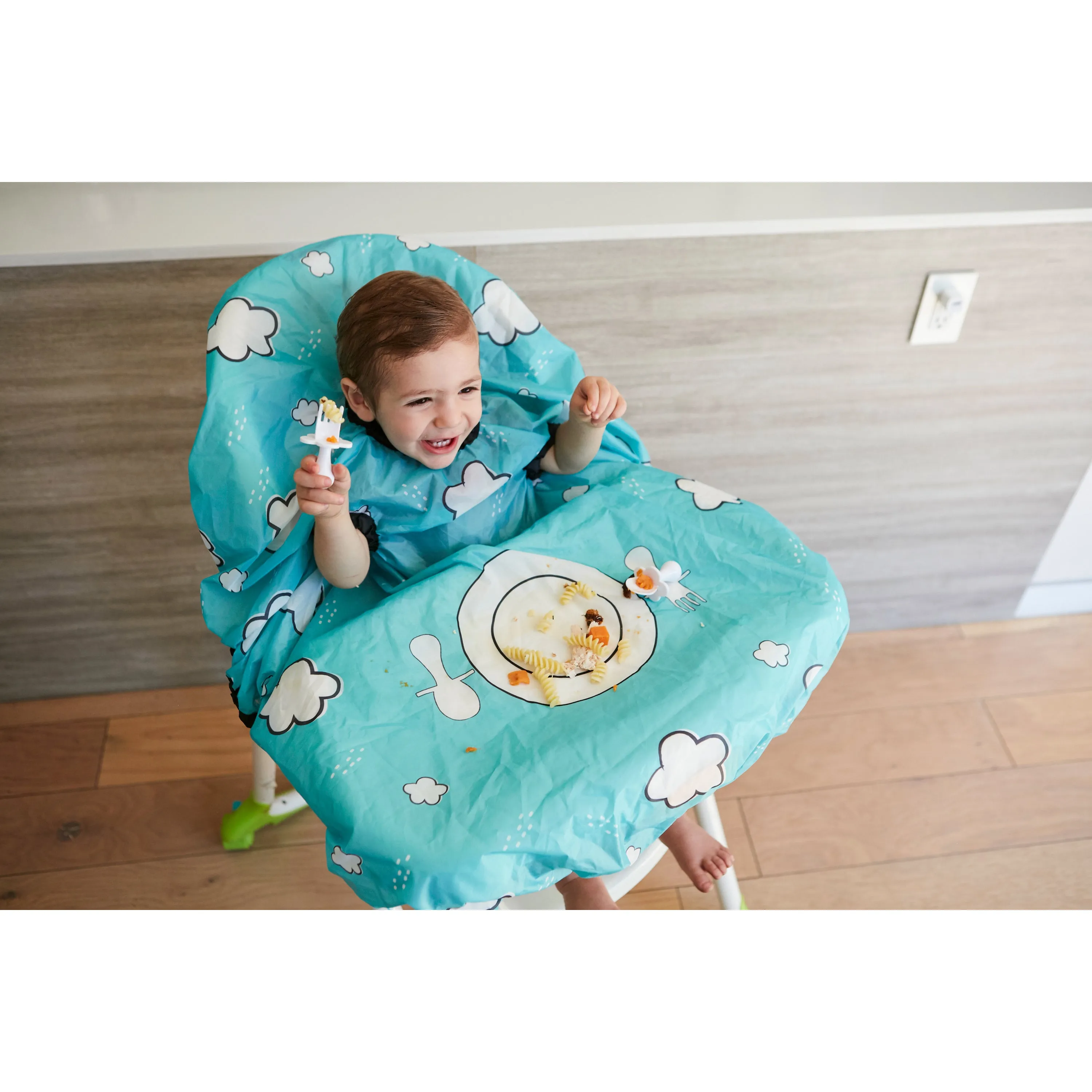 Grabease Allover Bib Teal