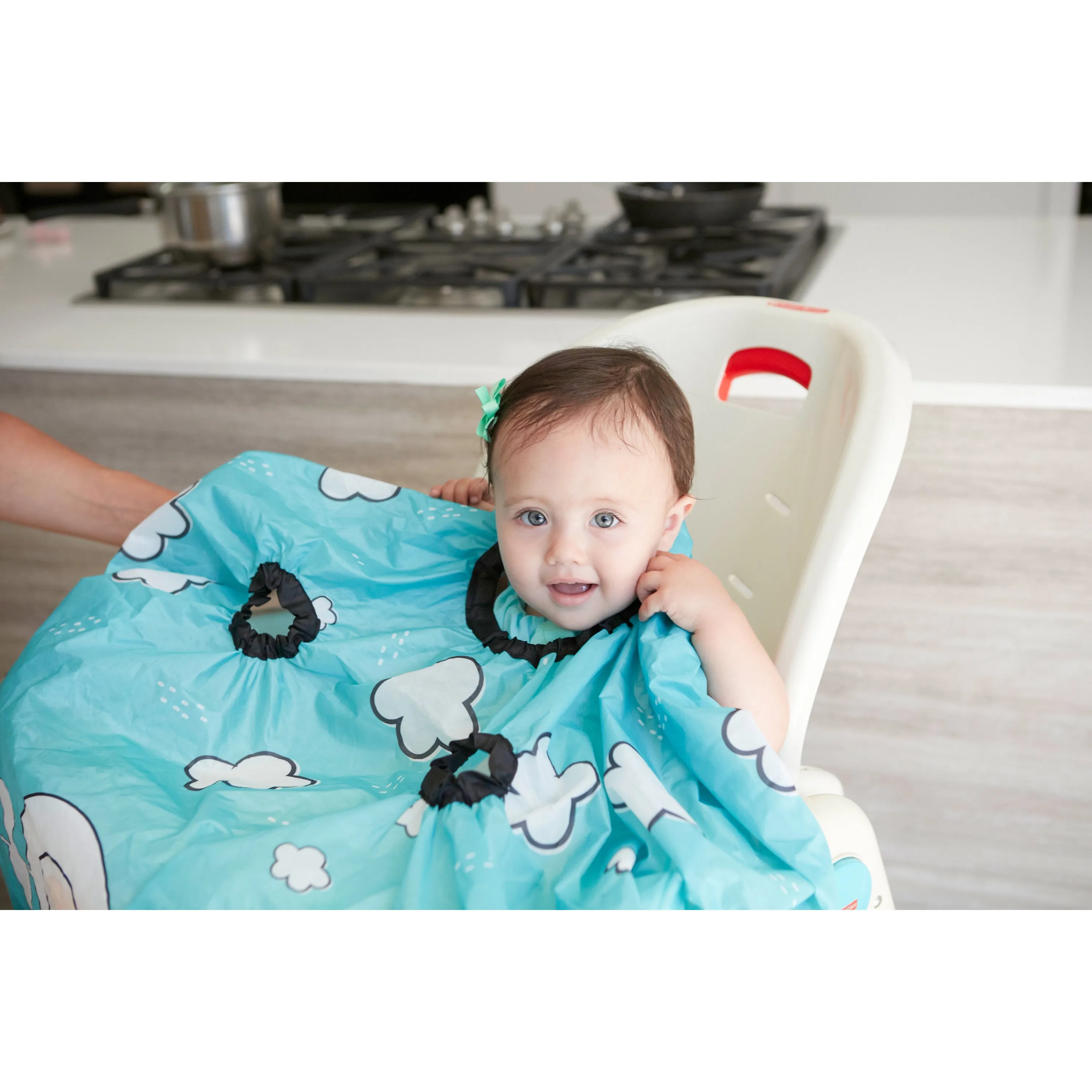 Grabease Allover Bib Teal