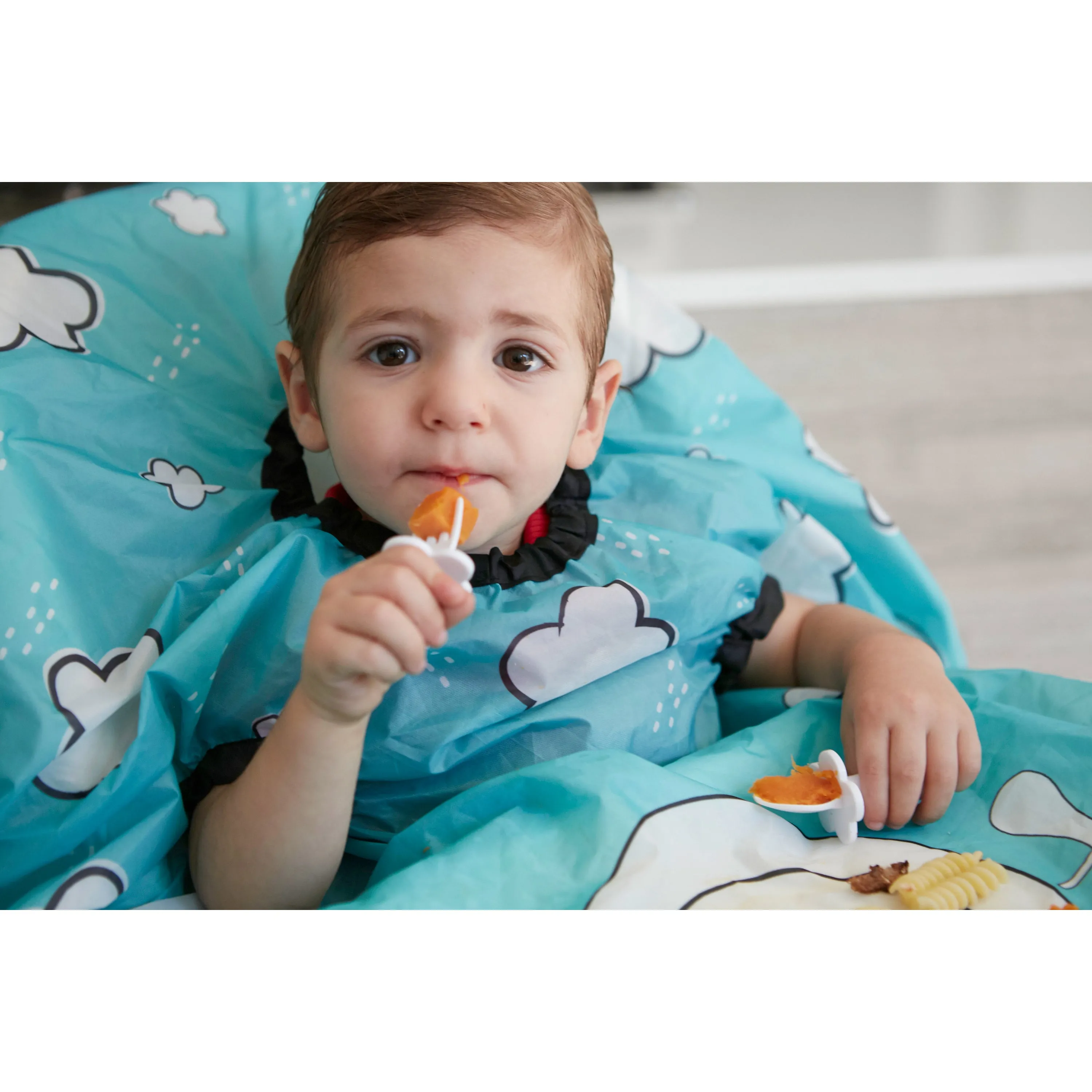 Grabease Allover Bib Teal
