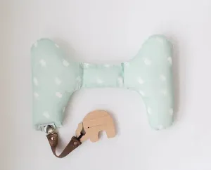 Green Elephant Infant Support Pillow