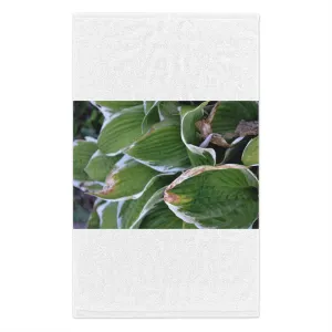 Green Leaves Rally Towel, 11x18