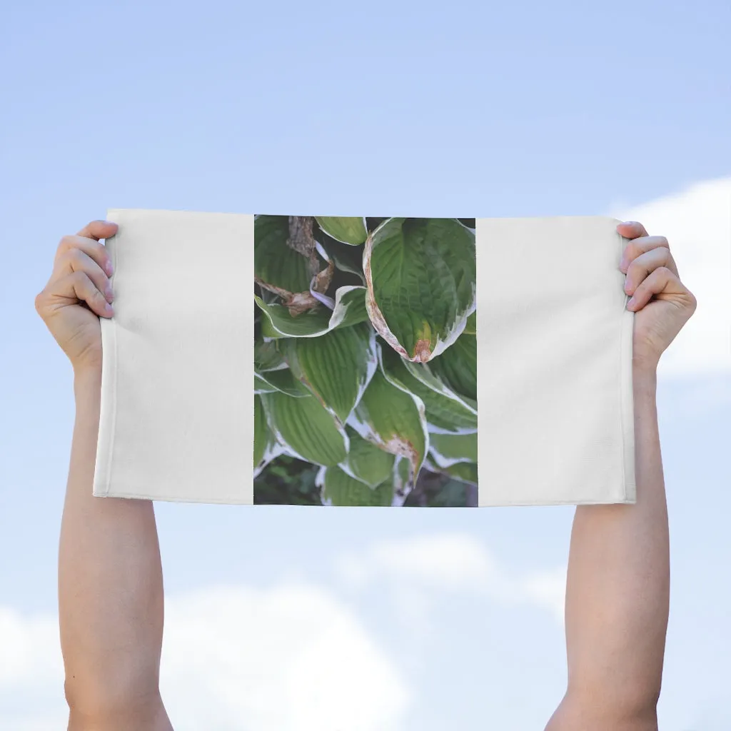Green Leaves Rally Towel, 11x18