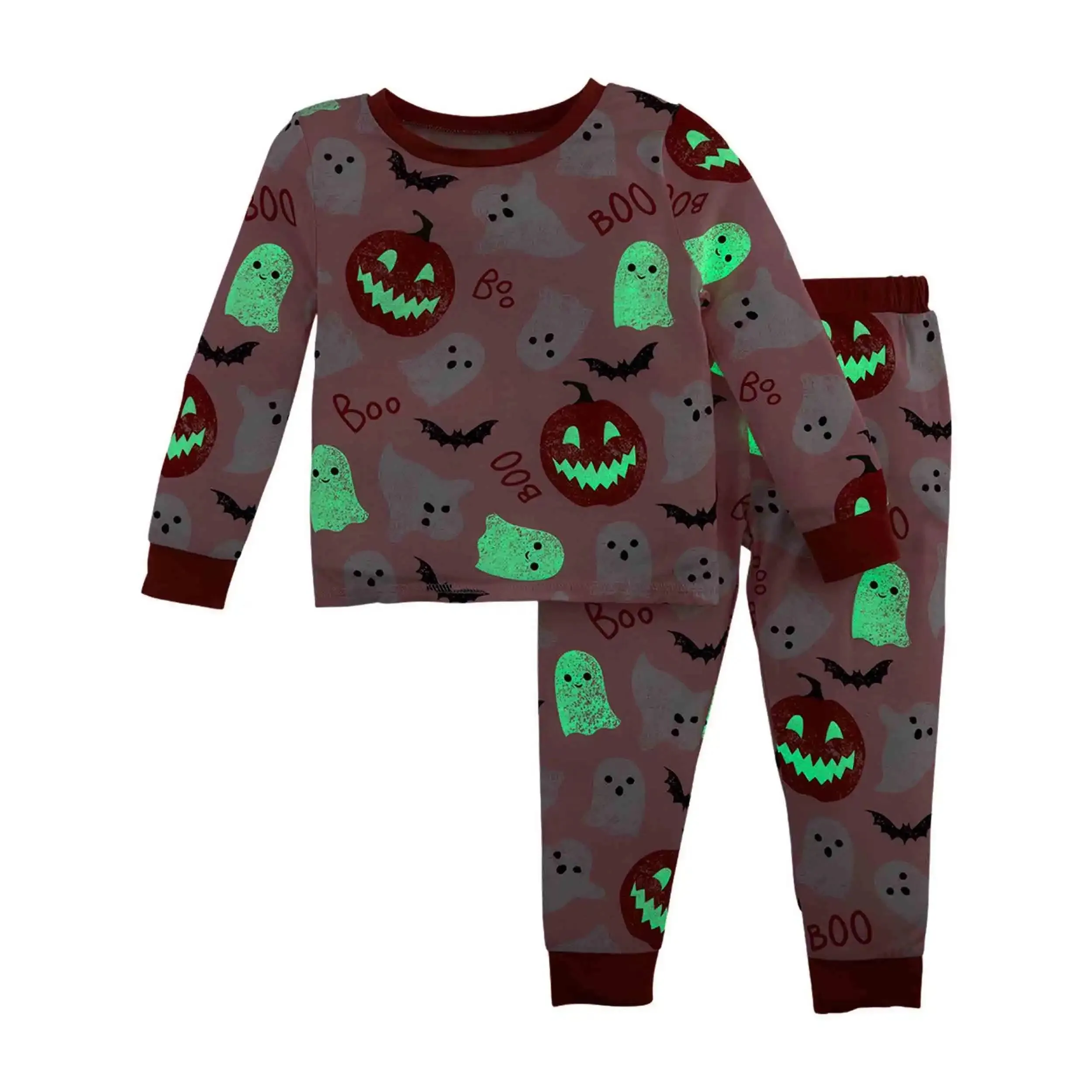 Halloween Pink Glow in the Dark Pajamas