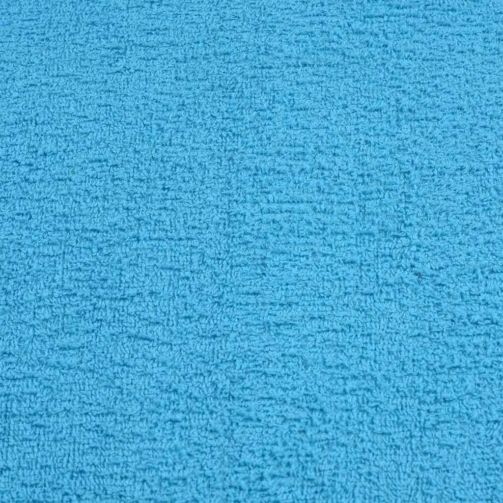 Hand Towels 10 pcs Turquoise 50x100 cm 360 gsm 100% Cotton