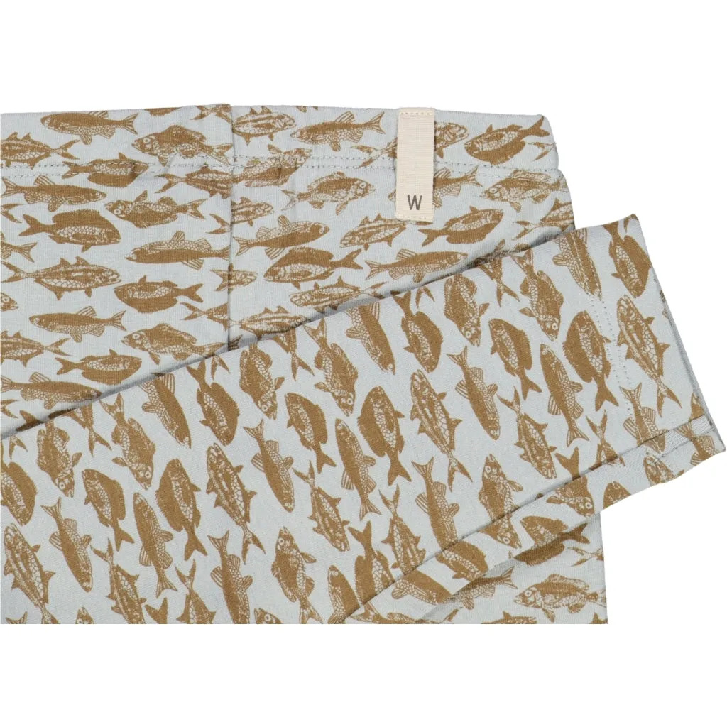 Jersey Leggings - dusty dove fish