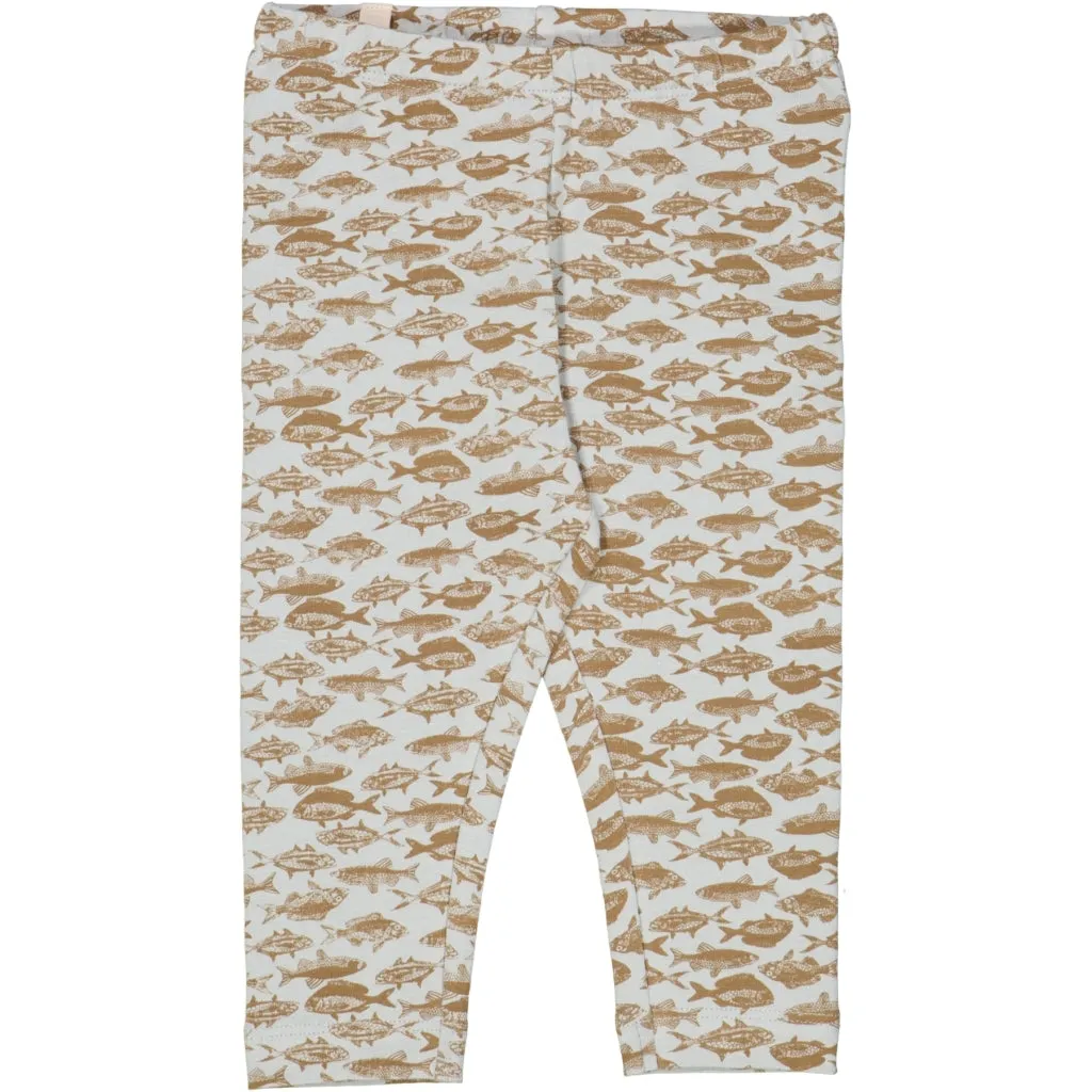 Jersey Leggings - dusty dove fish