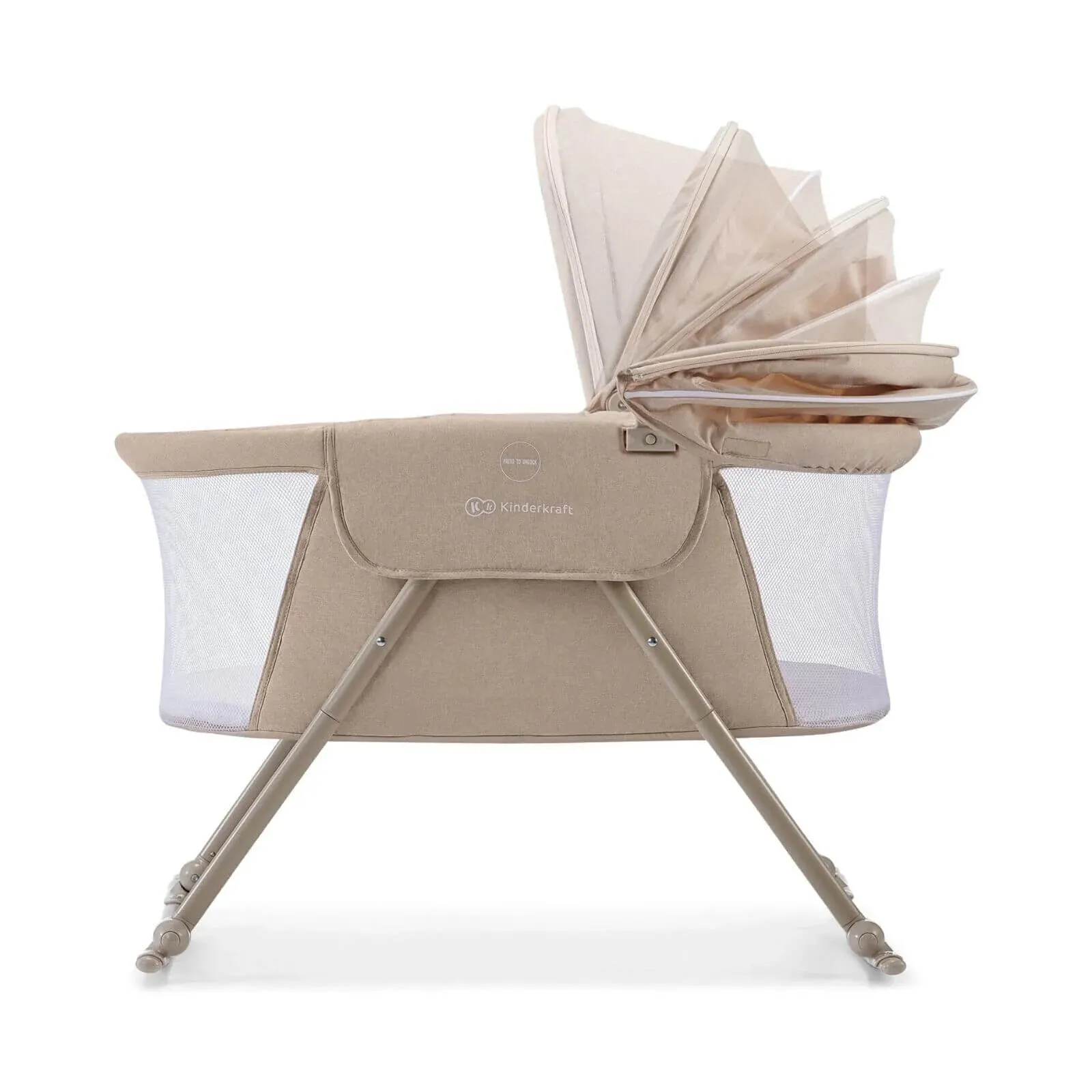 Kinderkraft Lovi 3-in-1 Baby Crib - Beige