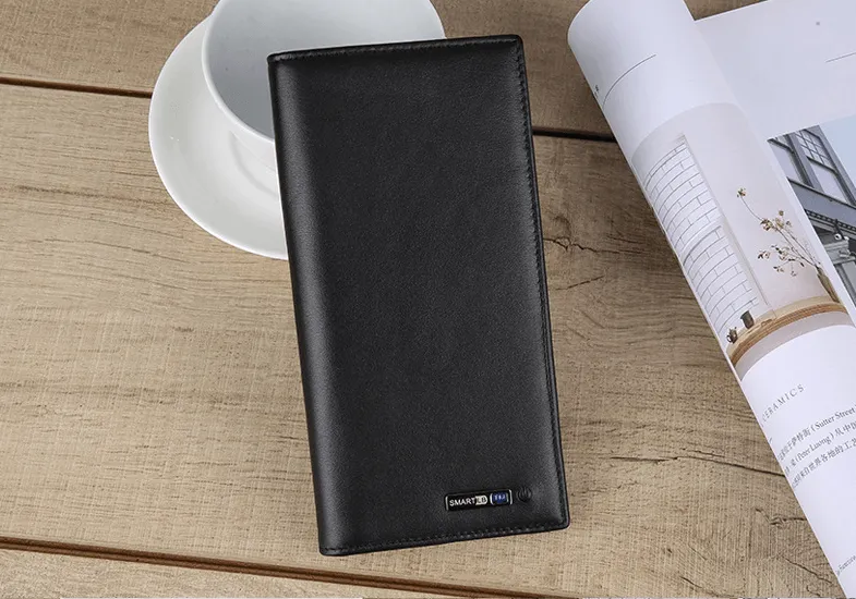 Large Capacity Anti Lost Business Leather Clutch
