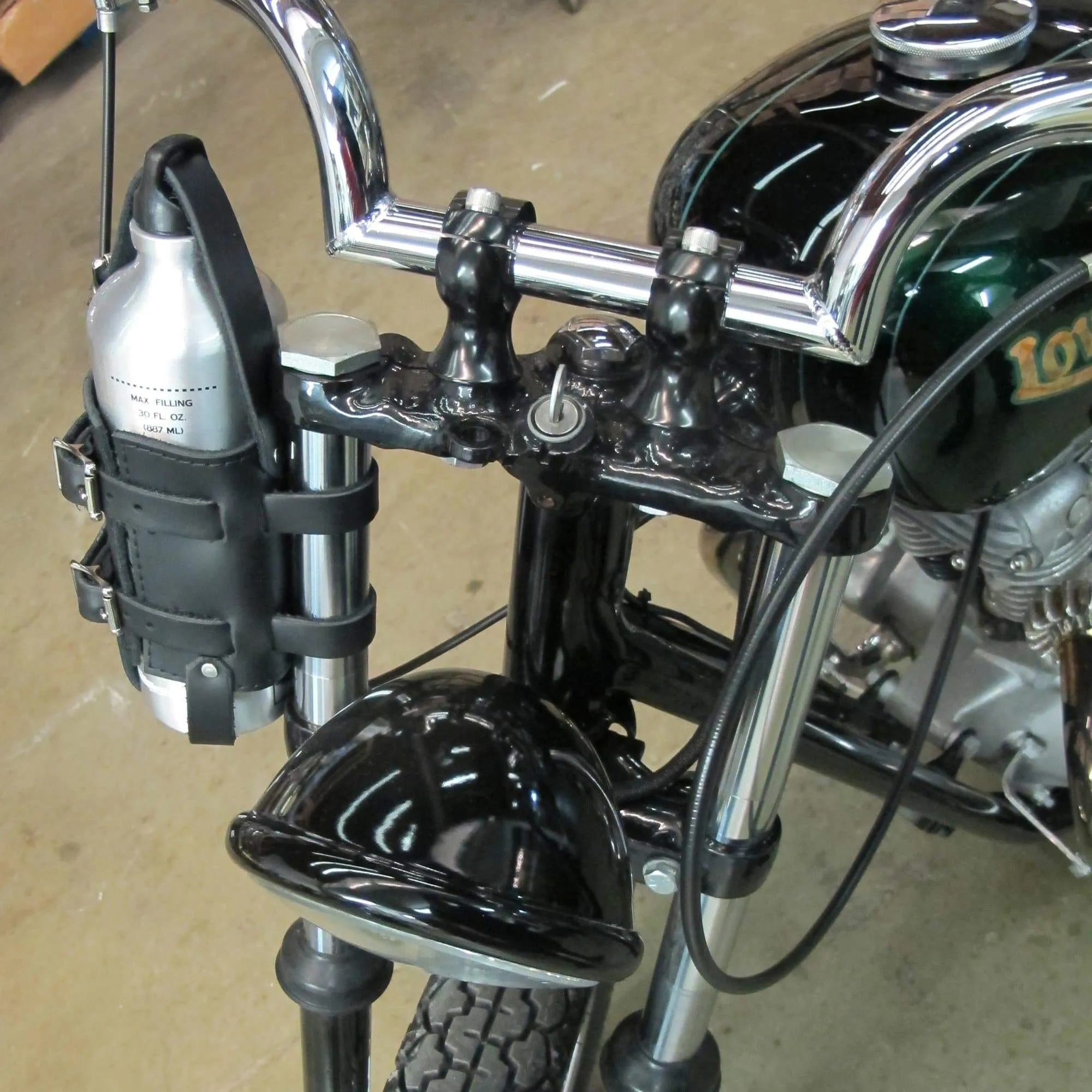 Leather Fuel Reserve Bottle Holder