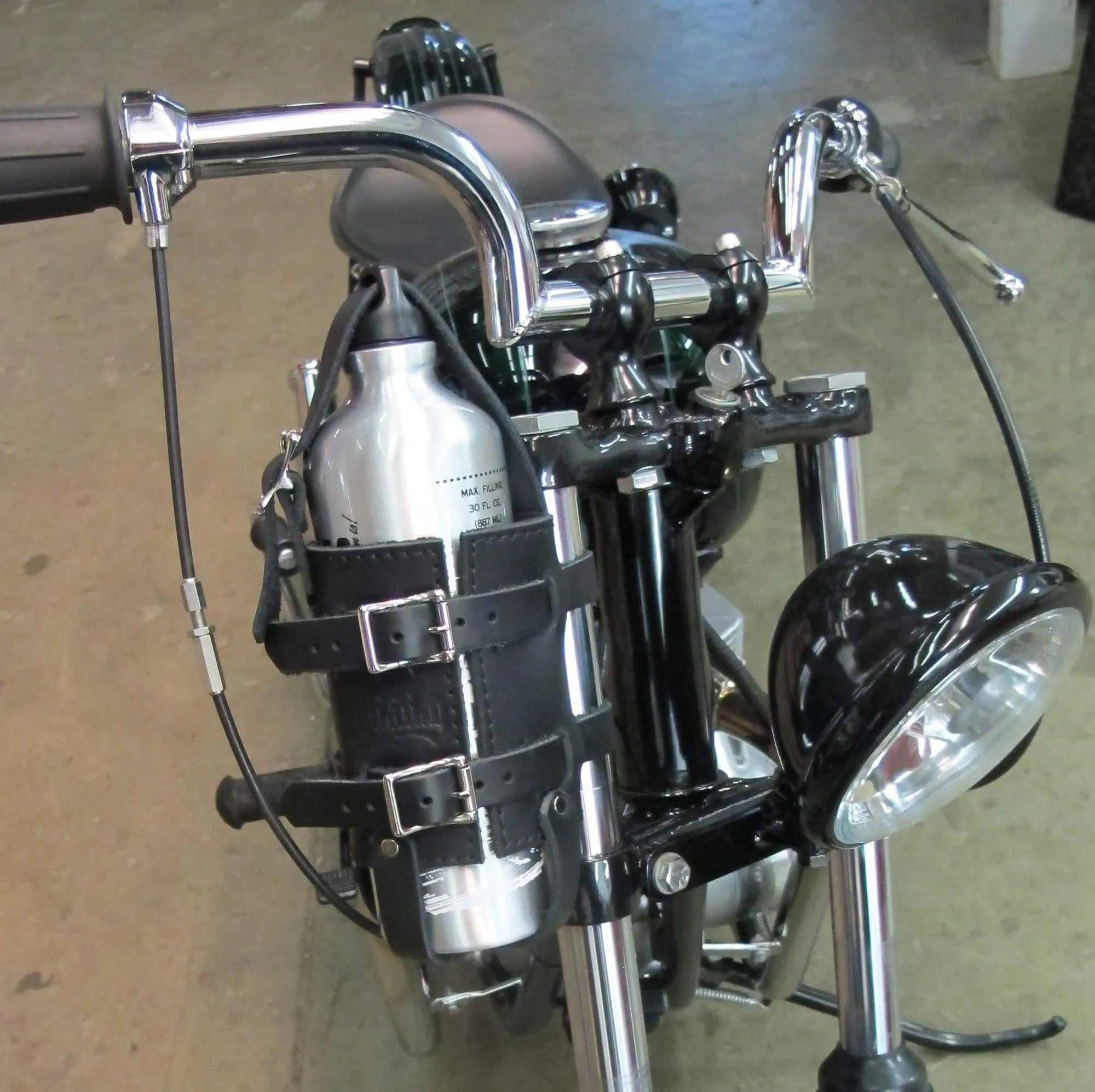 Leather Fuel Reserve Bottle Holder