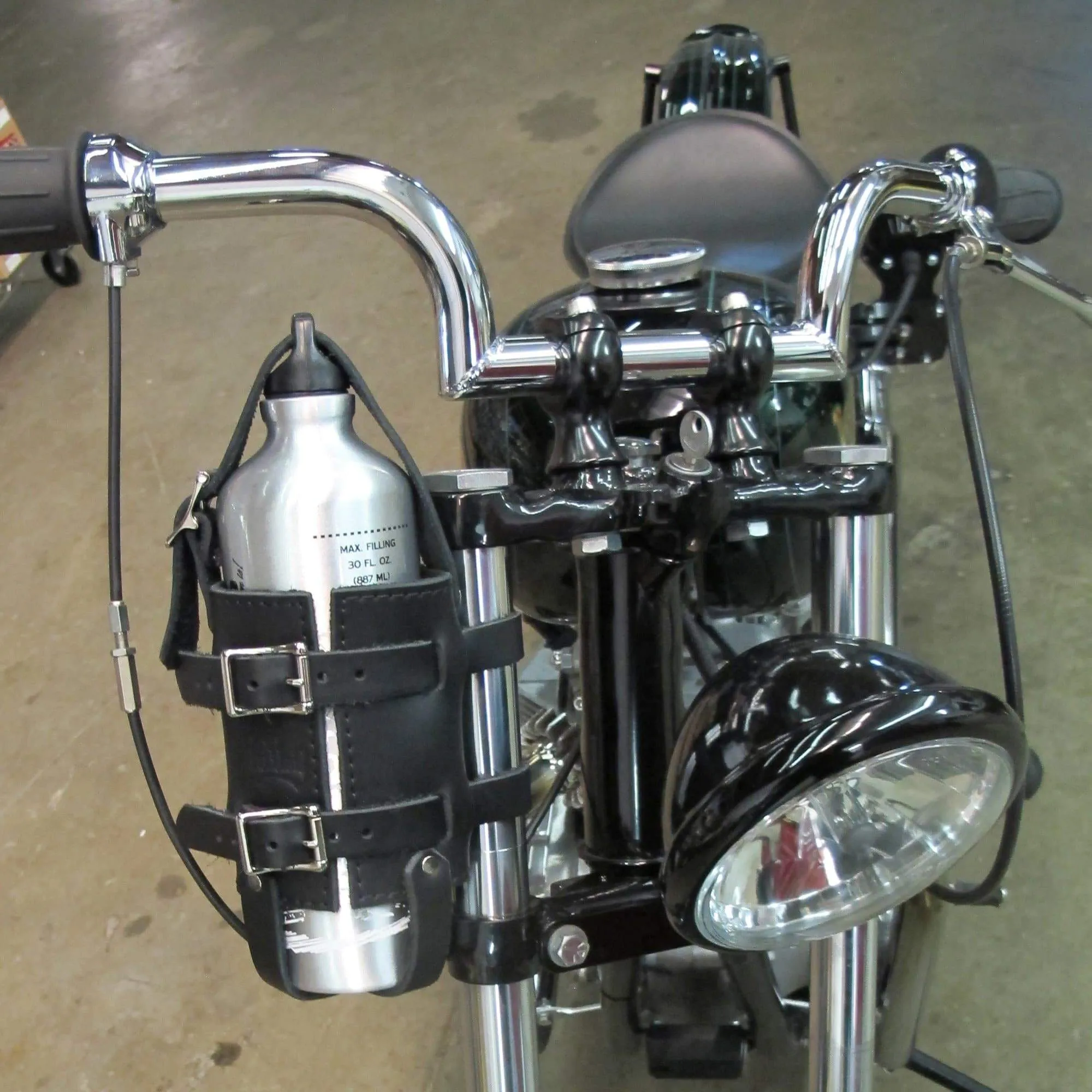 Leather Fuel Reserve Bottle Holder