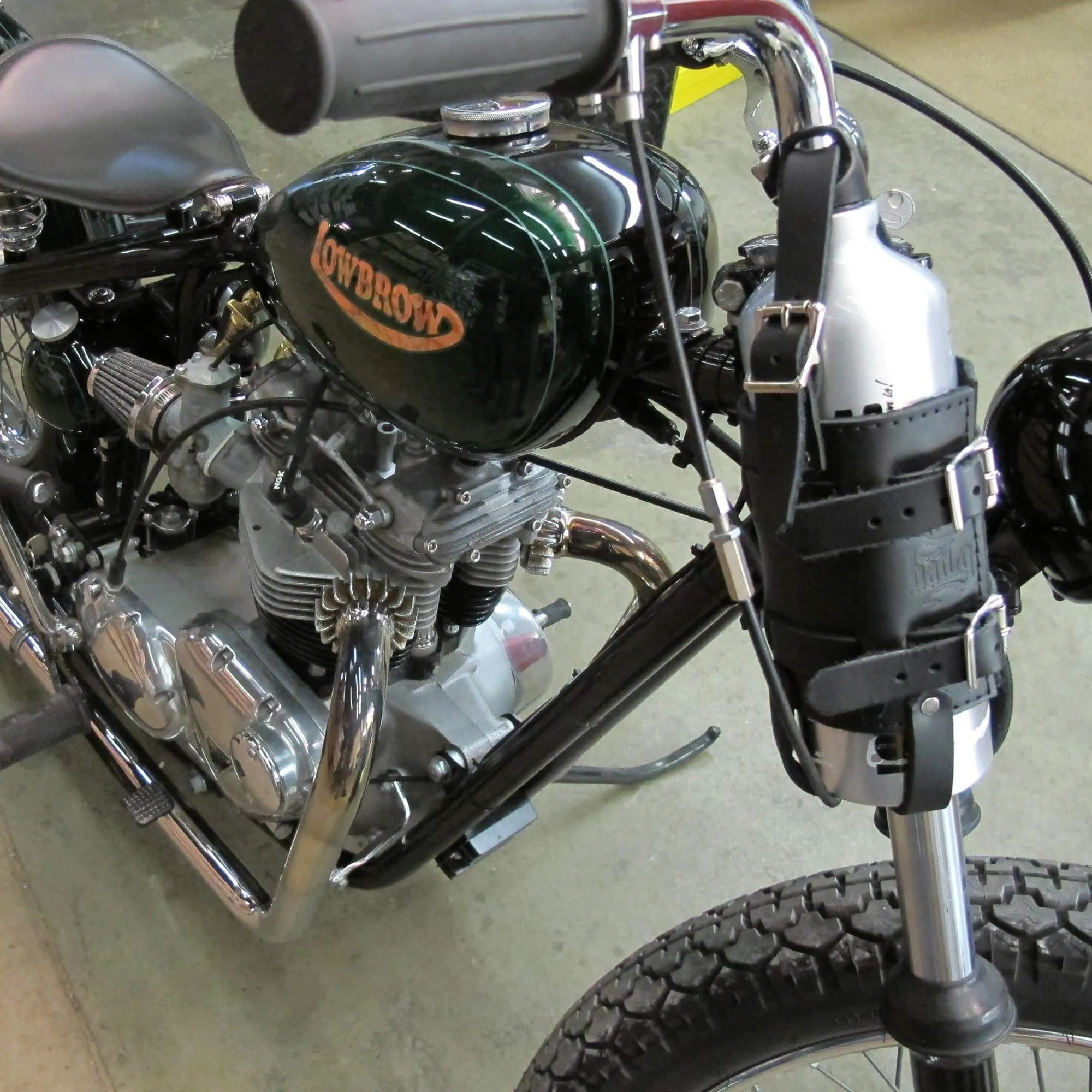 Leather Fuel Reserve Bottle Holder
