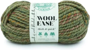 Lion Brand Yarn Wool-Ease Thick & Quick Yarn, Marsh