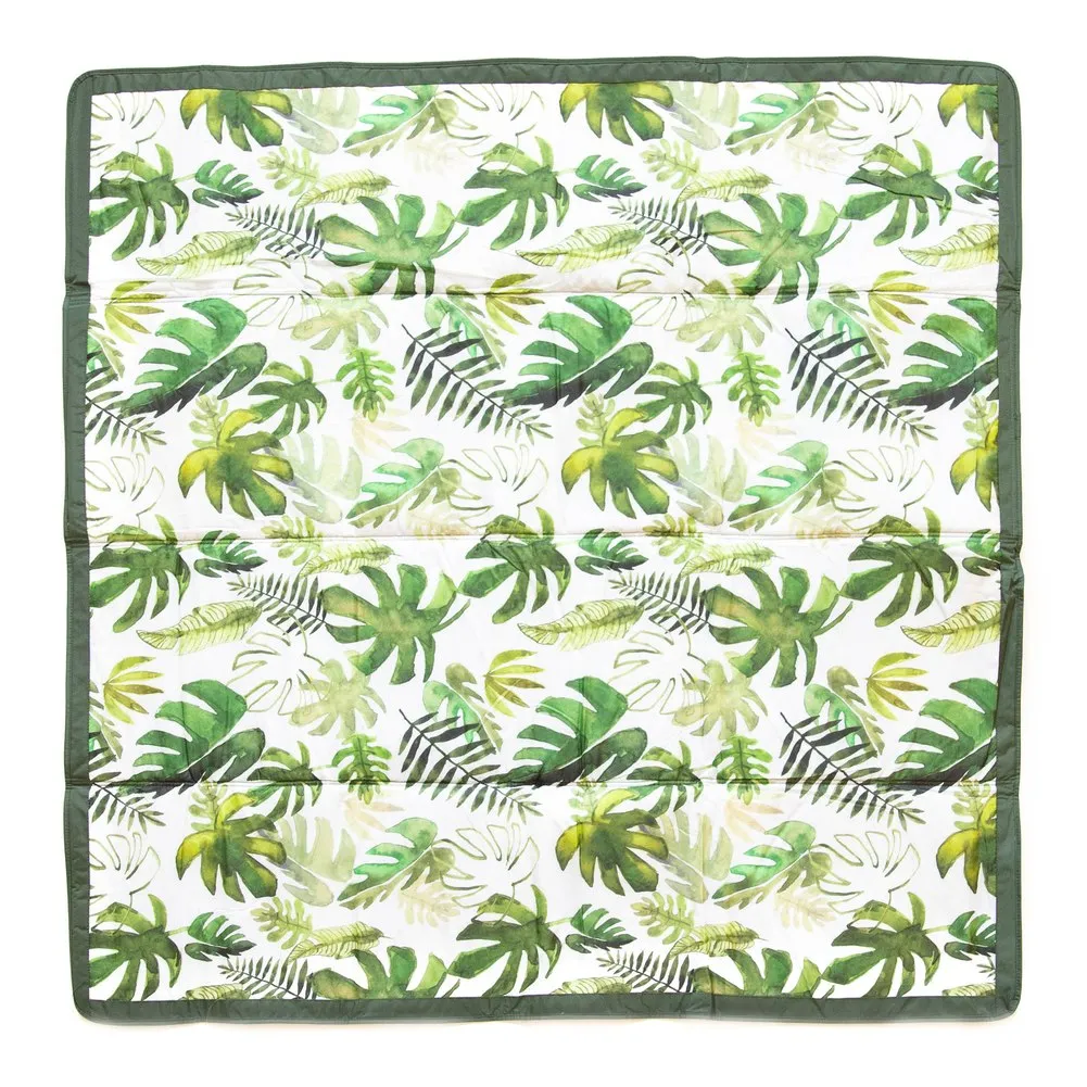 Little Unicorn Outdoor Blanket - Tropical Leaf (5 x 5 Ft)