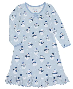 L/S Nightgown Gentle Snowman