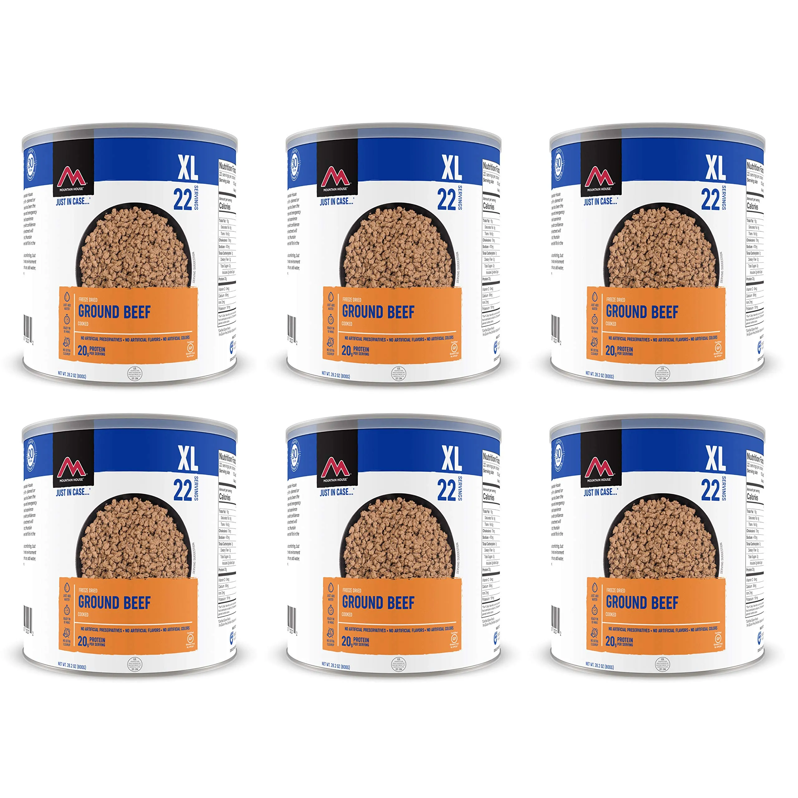 Mountain House - Ground Beef #10 Can - 6 Pack