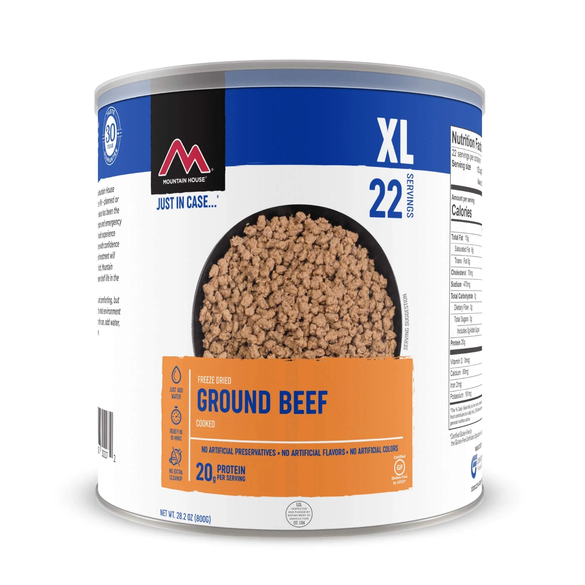 Mountain House - Ground Beef #10 Can - 6 Pack