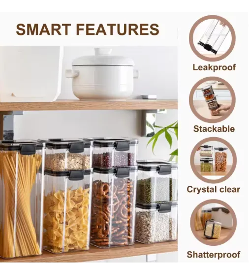 Multipurpose Kitchen  Storoge Box (Pack Of 6)