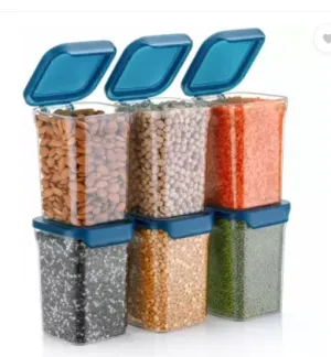 Multipurpose Kitchen  Storoge Box (Pack Of 6)