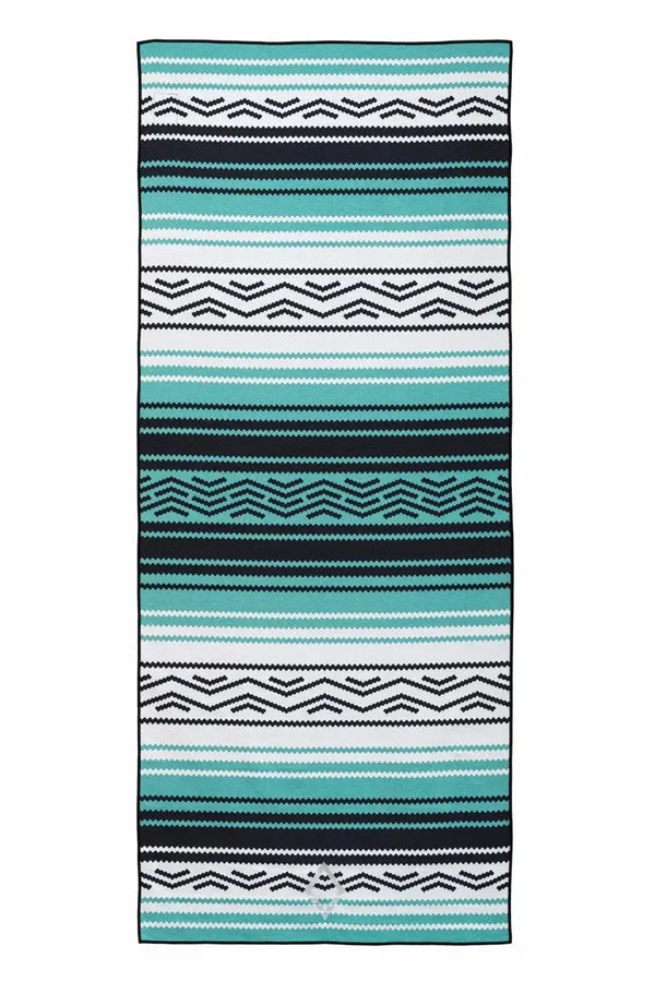 NOMADIX //  DOUBLE SIDED YOGA TOWEL - BAJA AQUA