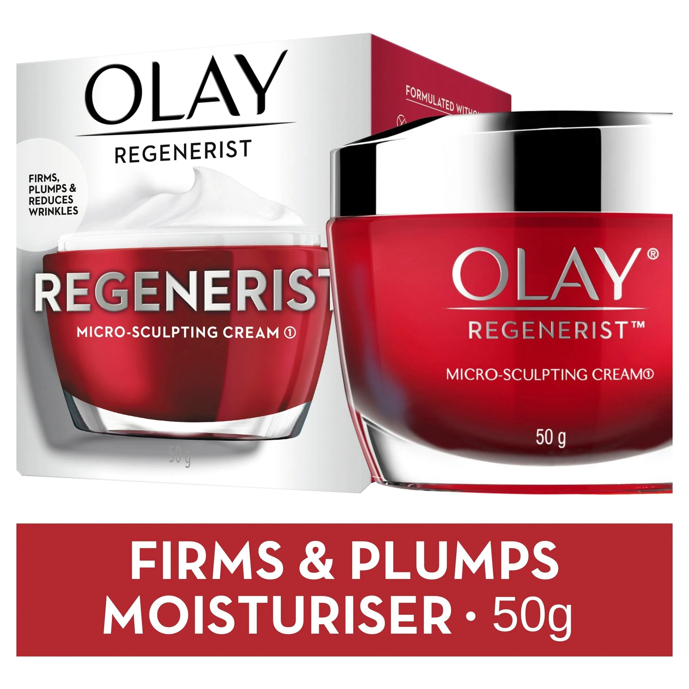 Olay Regenerist Advanced Anti-Ageing Micro-Sculpting Face Cream Moisturiser 50g