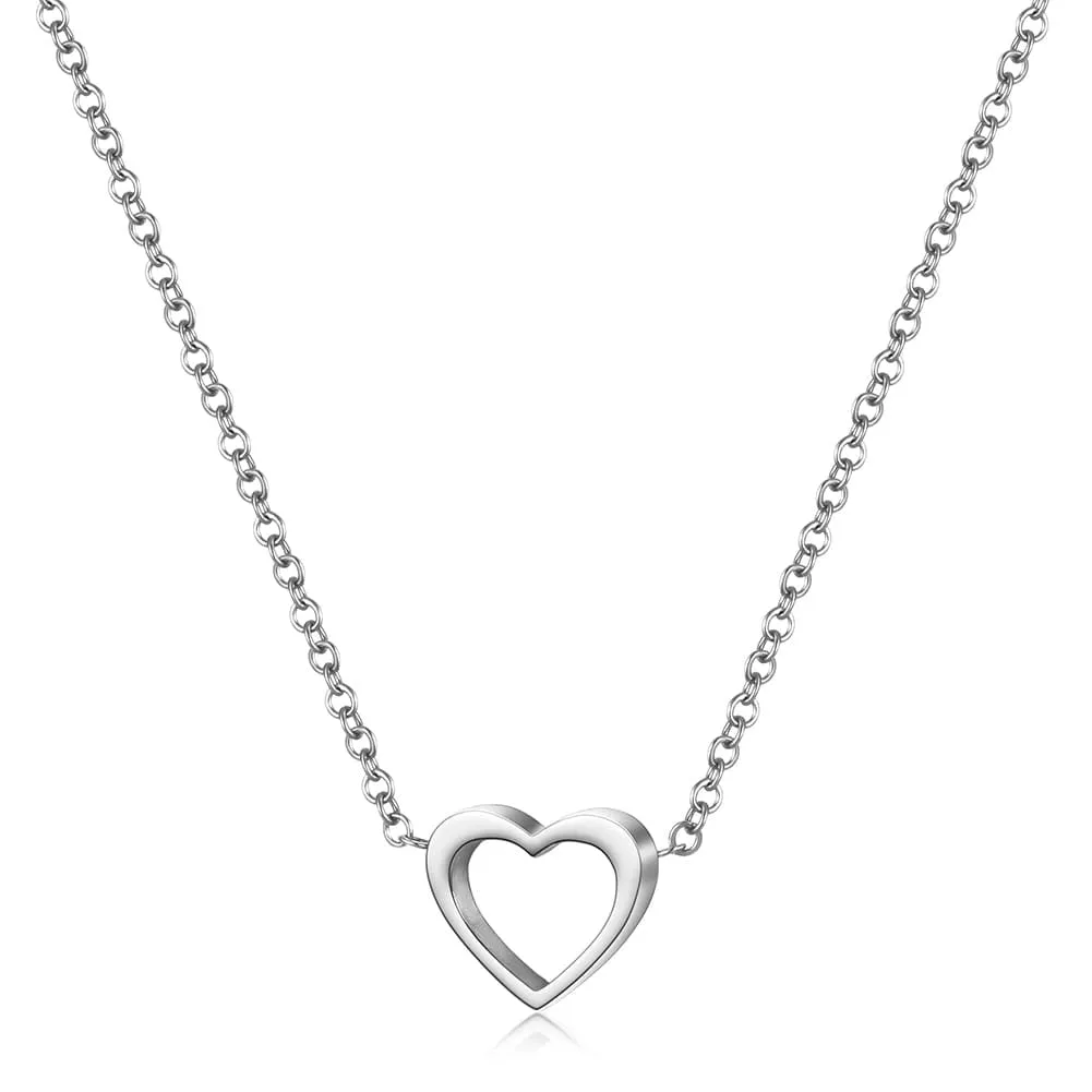 Open Heart Necklace