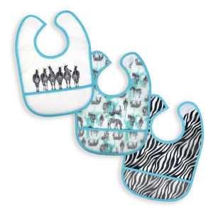 PEVA Bib Set - Zebra