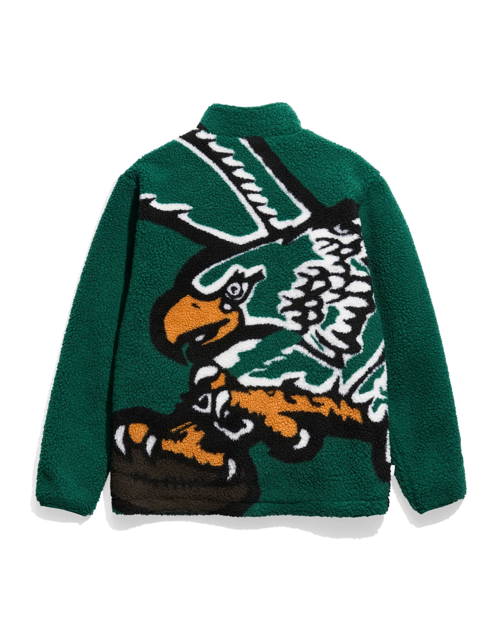 Philadelphia Eagles Kelly Green Big Logo Sherpa Jacket