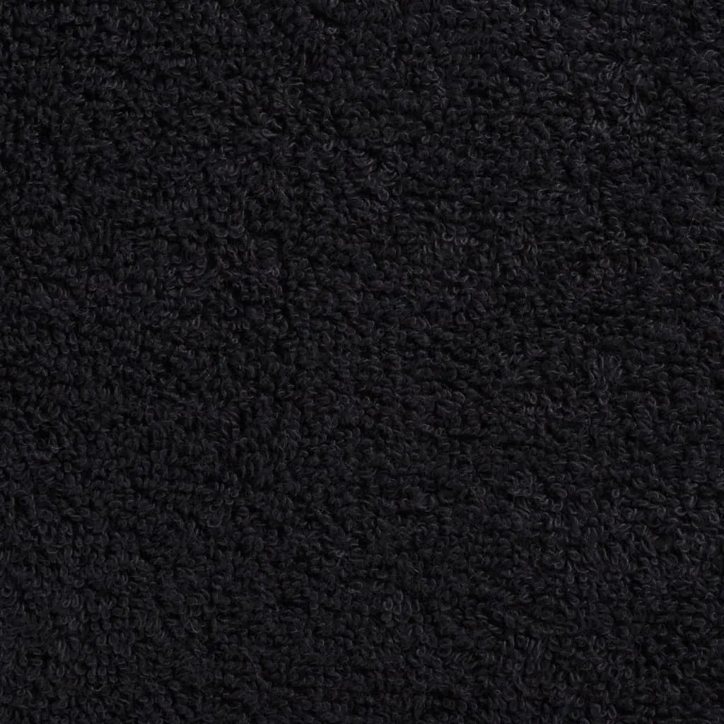 Premium Sauna Towels SOLUND 4 pcs Black 80x200 cm 600 gsm