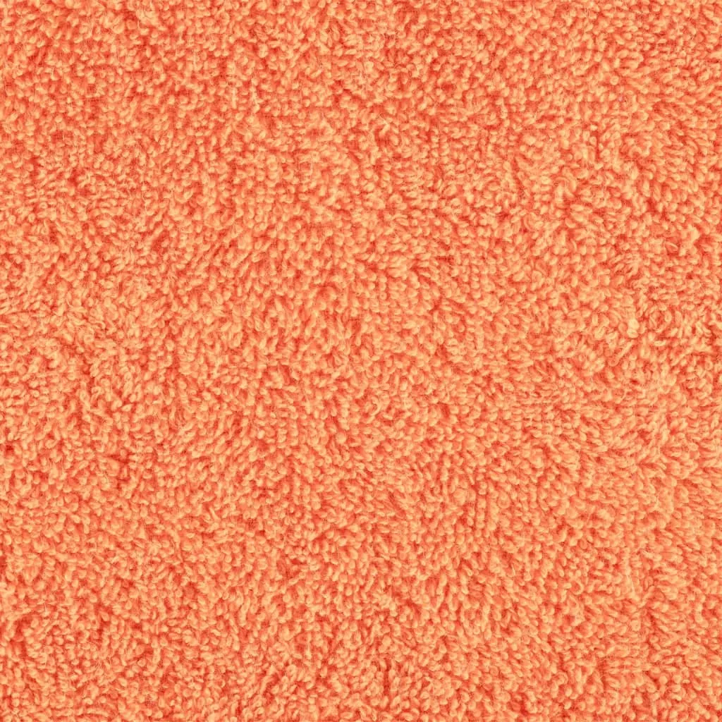 Premium Towels 10 pcs Orange 100x200 cm 600 gsm 100% Cotton