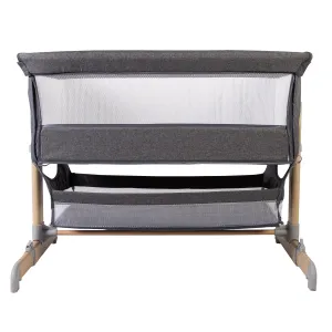 Red Kite Una Bedside Crib Grey