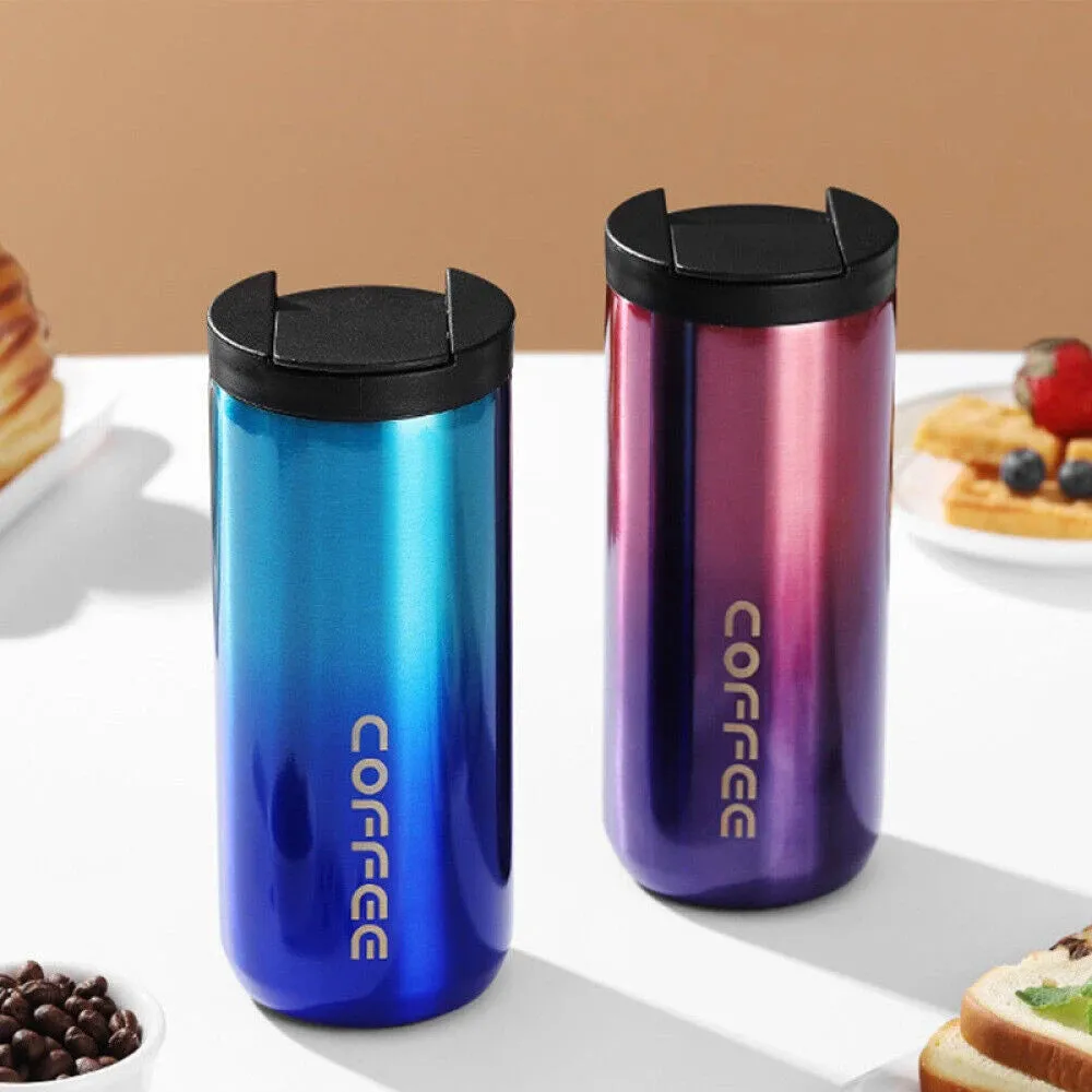 Retro 500ml Thermal Travel Flask Vacuum Insulated Drinking Bottle 31017