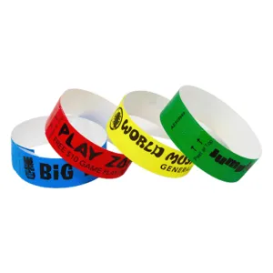 SecurBand® Custom Wristbands 7/8" Clean-Tab™ SCR (500/Pack)