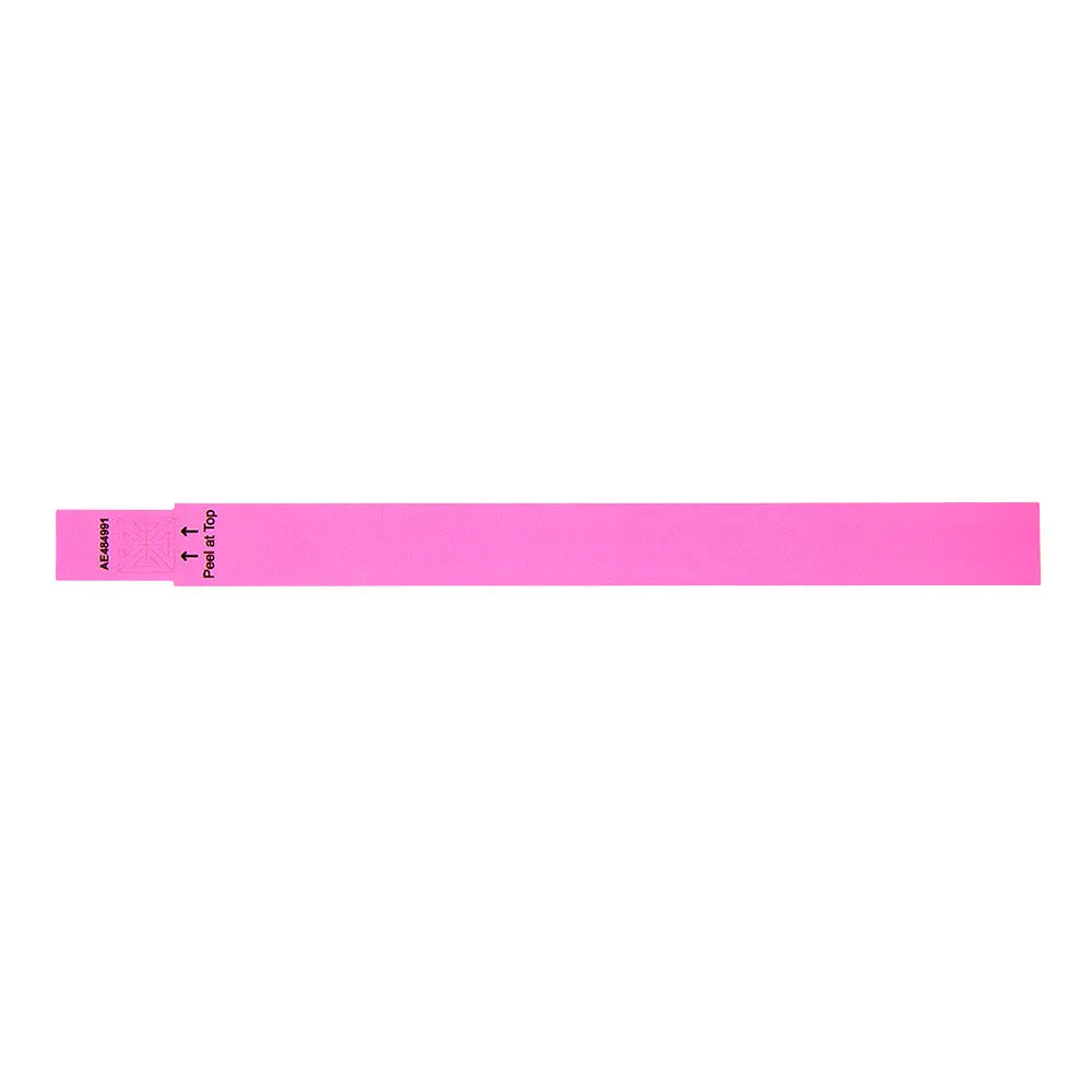 SecurBand® Custom Wristbands 7/8" Clean-Tab™ SCR (500/Pack)