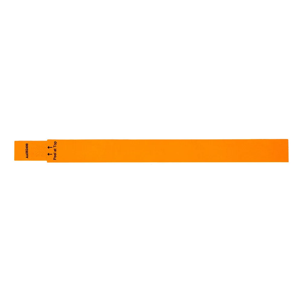 SecurBand® Custom Wristbands 7/8" Clean-Tab™ SCR (500/Pack)