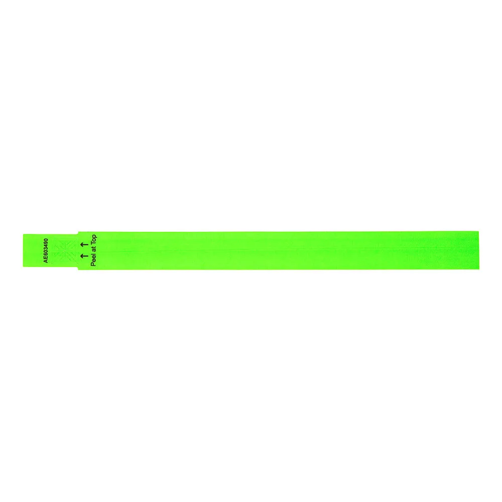 SecurBand® Custom Wristbands 7/8" Clean-Tab™ SCR (500/Pack)